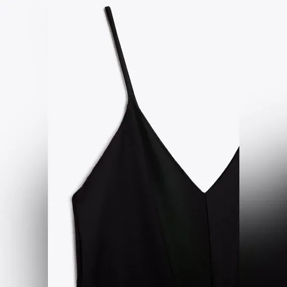 ZARA LONG COCOON DRESS - Picture 8 of 9